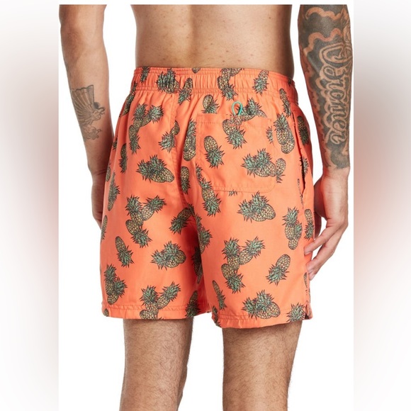 NWT BURNSIDE MENS BATHING SUIT SHORTS SIZE XL - Picture 2 of 3